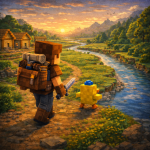 Obrázek epizody Kapitola 55 – Podél řeky | Karlíkovy minecraftické pohádky (Kniha 2)