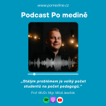 Obrázek epizody #64 Prof. MUDr. Mgr. Miloš Jeseňák: „Stálým problémem je velký počet studentů na počet pedagogů.“