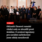 Obrázek epizody Čteme Romea.cz - Občanští členové romské vládní rady se ohradili proti útokům: O zrušení Agentury pro sociální začleňování jsme nikdy neusilovali