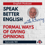 Obrázek epizody Speak Better English with Harry | Episode 193