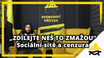 Obrázek epizody Studio Svobodného přístavu: „ZDÍLEJTE NEŠ TO ZMAŽOU“ aneb Sociální sítě a cenzura