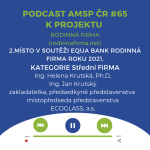 Obrázek epizody Podcast #65: 2. místo Equa bank rodinná firma roku 2021, Kategorie střední firma