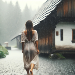 Obrázek epizody Spánková meditace: Procházka v dešti přírodou a relax u krbu 🍃🔥