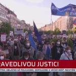 Obrázek epizody Demisi Benešové žádalo v Praze 5000 demonstrantů (zdroj: CNN Prima NEWS)