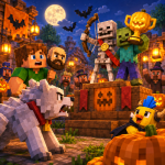 Obrázek epizody Halloweenský strašidelný speciál - Lupínek a vítězové z temnoty | Karlíkovy minecraftické pohádky