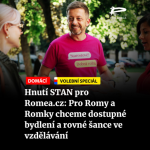 Obrázek epizody Čteme Romea.cz - Hnutí STAN pro Romea.cz: Pro Romy a Romky chceme dostupné bydlení a rovné šance ve vzdělávání
