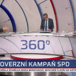 Obrázek epizody Hádka o kolektivní vině: Fiala z SPD tvrdě hájil sporný plakát. Alegorie násilí, řekl Pospíšil