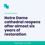 Obrázek epizody Notre Dame reopens after six years of restoration