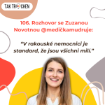 Obrázek epizody 106. 🇨🇿 “V rakouské nemocnici je standard, že jsou všichni milí.” Rozhovor se Zuzanou Novotnou z @medičkamudruje