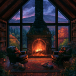 Obrázek epizody Mountain Lodge | Crackling Fireplace and Autumn Wind