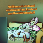 Obrázek epizody Voldemort sledoval mistrovství na kradené mudlovské televizi? (S4E08-3)