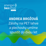 Obrázek epizody Andrea Brožová - Zálohy na PET lahve a plechovky umíme spustit do dvou let