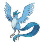 Obrázek epizody 《Articuno》This legendary bird Pokémon can create blizzards by freezing moisture in the air.