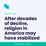 Obrázek epizody America's religious decline may be on pause