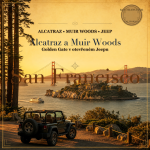 Obrázek epizody Alcatraz trajektem a Cellhouse + soukromé Muir Woods a Golden Gate v otevřeném Jeepu
