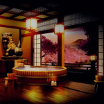 Obrázek epizody The Calming Onsen: Water Sounds with Japanese Music For Sleep, Study, Relaxation