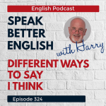 Obrázek epizody Speak Better English with Harry | Episode 324