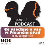 Obrázek epizody #26 Daně z příjmů, DPH skupiny, home office i platformy typu Airbnb a Bolt
