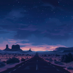 Obrázek epizody Desert Highway | Peaceful Night Ambience