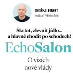 Obrázek epizody Škrtat, zlevnit jídlo… a hlavně chodit po schodech! O vizích nové vlády v Salonu Echa