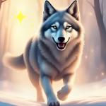 Obrázek epizody 🐺 Vlk ORI a úplňkový závod ⭐️ Pohádka pro děti + krátká relaxace na dobrou noc ✨