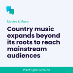 Obrázek epizody Country music is growing its mainstream appeal