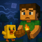 Obrázek epizody Kapitola 20 – Tajemný zvuk v noci | Karlíkovy minecraftické pohádky