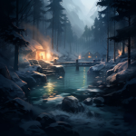 Obrázek epizody Nordic Hot Spring | Winter Hot Spring Ambience for Deep Relaxation