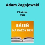 Obrázek epizody Adam Zagajewski - V květnu + Září