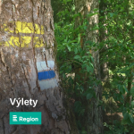 Obrázek epizody Čertova skalka a rozhledna Bára. To jsou dvě dominanty rekreační oblasti v lesích u Chrudimi
