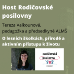 Obrázek epizody 38 - O lesních školkách, přírodě a aktivním přístupu k životu - Tereza Valkounová - Host Rodičovské posilovny