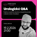 Obrázek epizody 105: UROLOGICKÉ Q&A – ONLINE SETKÁNÍ S LÉKAŘEM 🧠🍆