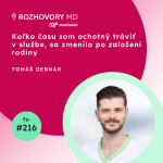 Obrázek epizody #216 Koľko času som ochotný tráviť v službe, sa zmenilo po založení rodiny