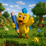 Obrázek epizody SOUTĚŽ - Velká kreslící soutěž s Kdákmanem | Karlíkovy minecraftické pohádky