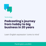 Obrázek epizody Podcasting turns 20 years old (Come to mind)