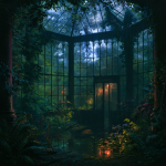 Obrázek epizody Rain in an Abandoned Greenhouse | Dripping Glass and Gentle Wind