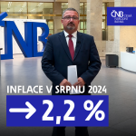 Obrázek epizody I v srpnu inflace zůstala v blízkosti 2% cíle ČNB