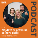 Obrázek epizody #18 Najděte si právníka, co není debil - Lucie Radkovičová