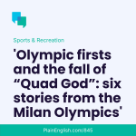 Obrázek epizody Shocks, comebacks, and firsts at the Milan Olympics