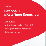 Obrázek epizody 5. týden 2022 Bez obalu s K. Konečnou: Turów, vojenská základna USA v ČR, korespondenční hlasování a Julian Assange