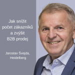 Obrázek epizody #91 Jak snížit počet zákazníků a zvýšit B2B prodej – Jarda Švejda, Heidelberg