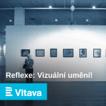 Obrázek epizody Giacomettiho figury jako průhledná konstrukce. Ve Veletržním paláci vystavují velkého Švýcara