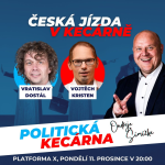 Obrázek epizody Politická Kecárna Ondřeje Šimíčka  s autory podcastu ČESKÁ JÍZDA