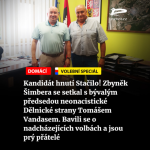 Obrázek epizody Čteme Romea.cz: Kandidát hnutí Stačilo! Zbyněk Šimbera se setkal s bývalým předsedou neonacistické Dělnické strany Tomášem Vandasem. Bavili se o nadcházejících volbách a jsou prý přátelé