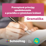 Obrázek epizody #Gramatika - Pravopisné princípy - spodobovanie a pravidlo o rytmickom krátení