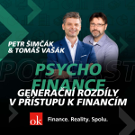 Obrázek epizody #10: Psychofinance - Generační rozdíly v přístupu k financím (Tomáš Vašák, Petr Šimčák)