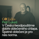 Obrázek epizody GS Talks #13 - Petr Lukeš: V Česku neodpouštíme dobře oblečeného chlapa. Špatné oblečení je pro nás norma.