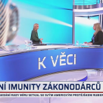 Obrázek epizody Omezování imunity? Je srabáctví, když politik nechce před soud, má jasno Pivoňka Vaňková