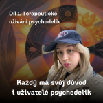 Obrázek epizody 1/4 Jana Bébarová a terapeutické užívání psychedelik (Každý má svůj důvod, i uživatelé psychedelik)