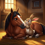 Obrázek epizody 🐴 Klisna Ruby a králíček Baru ✨ Audiopohádka na přání | Klidná pohádka pro děti na dobrou noc + relaxace pro klidné usínání